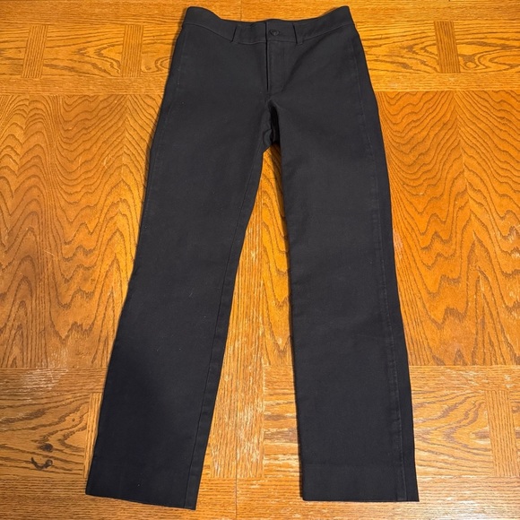 AYR Cropped Skinny Jeans in Black Sz 24 Mid Rise Stretch No Front Pockets Sleek - Picture 3 of 16